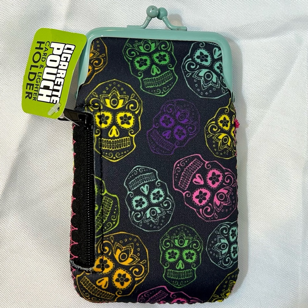 Colorful Neoprene Cigarette Case with Card and license pocket